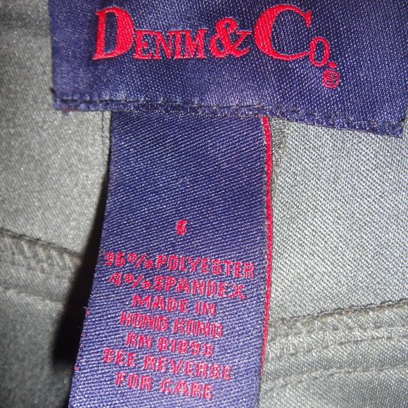 Lot of 3*MOLESKIN Suede PANTS*black~brown~olive green*David Hollis & Denim Co- 6 - Picture 9 of 9